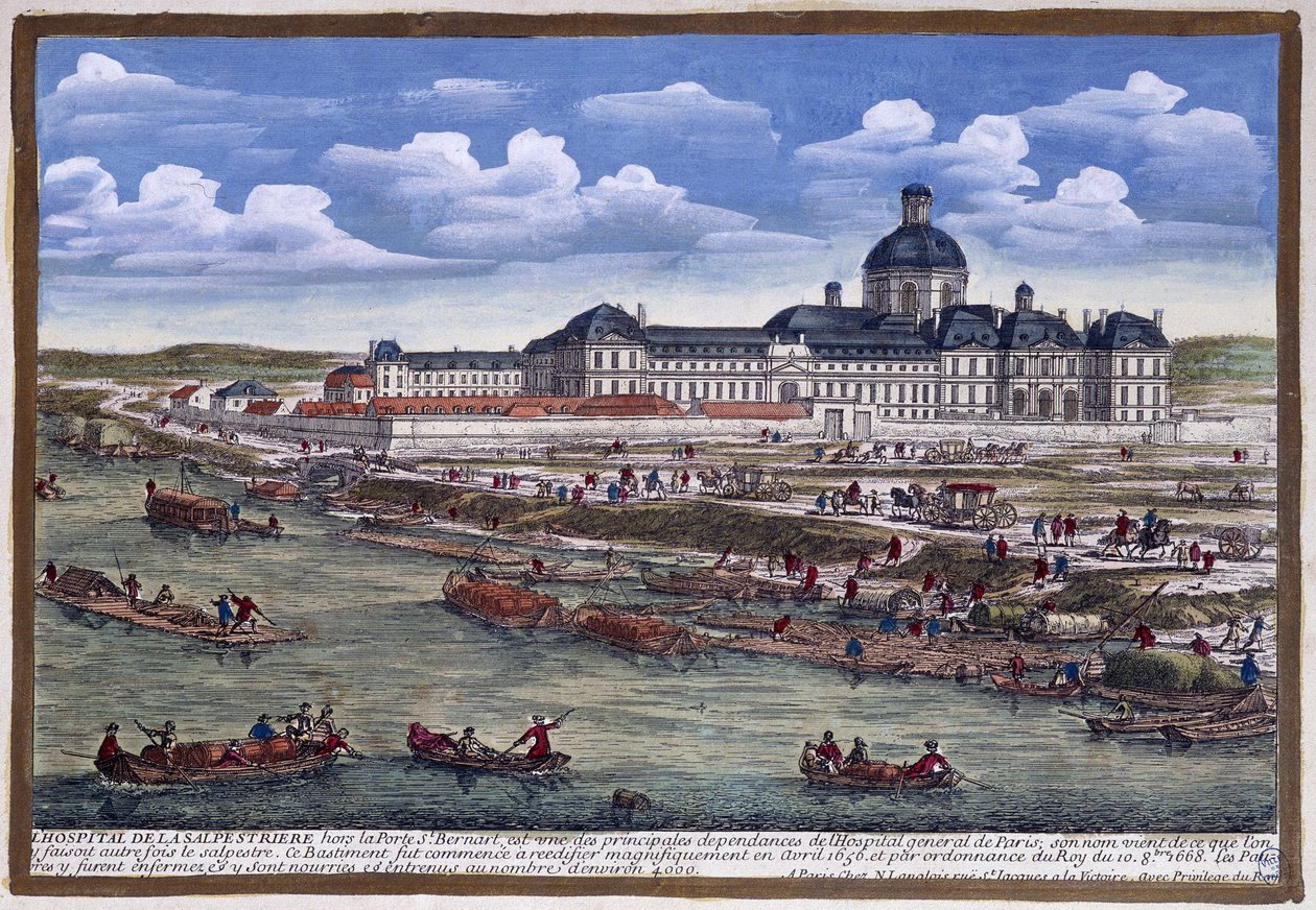 Krankenhaus der Salpêtrière von Gabriel Perelle