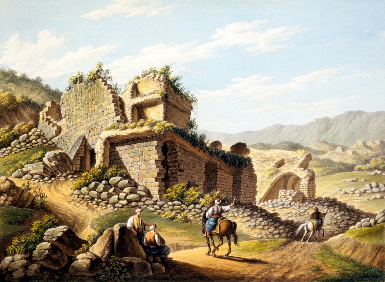 Ruinen des Stadions, 1790er Jahre von Gaetano Mercati