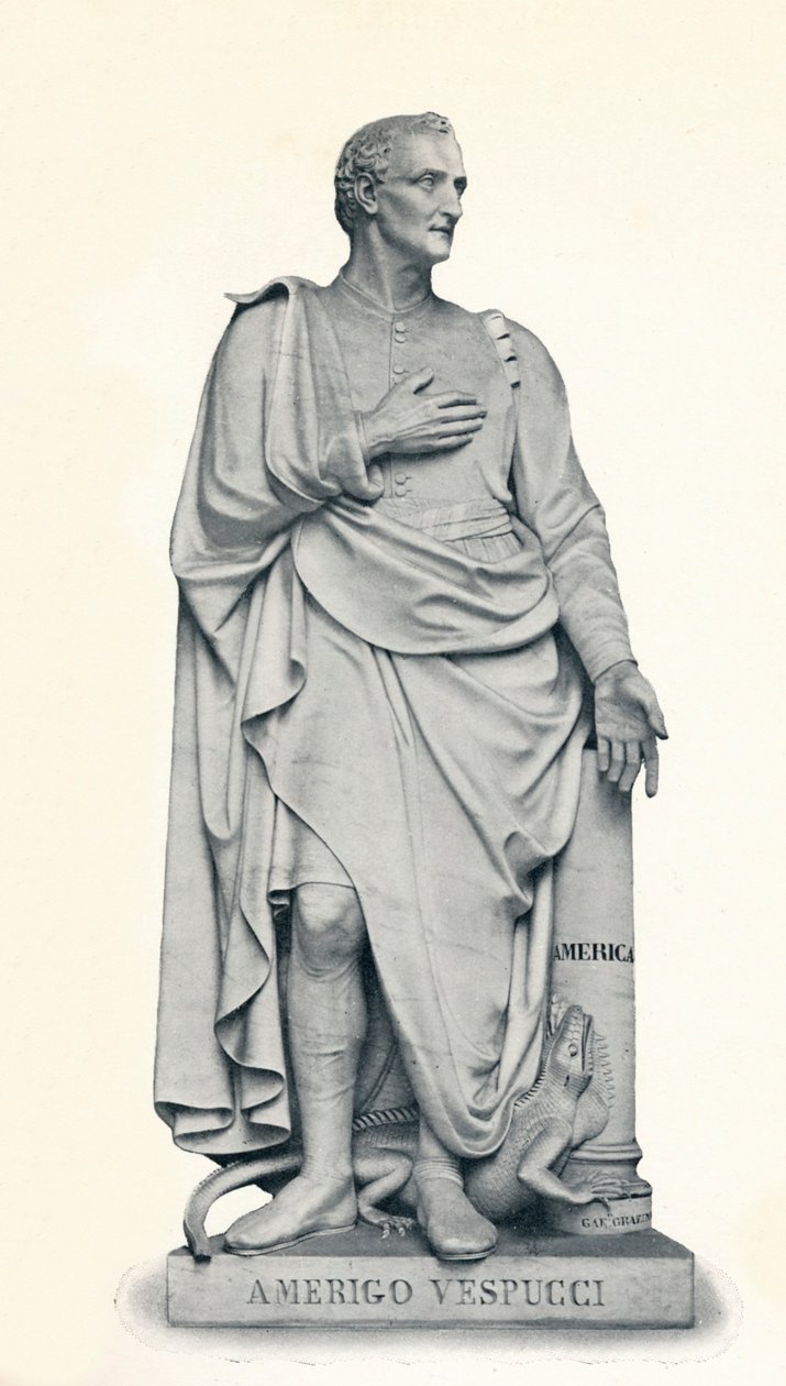 Amerigo Vespucci, 1454-1512, 1912 von Gaetano Grazzini
