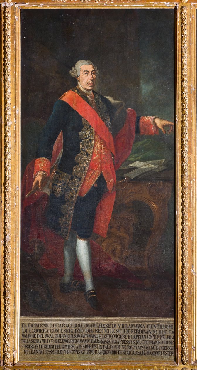 Vizekönig Domenico Caracciolo von Gaetano Mangano
