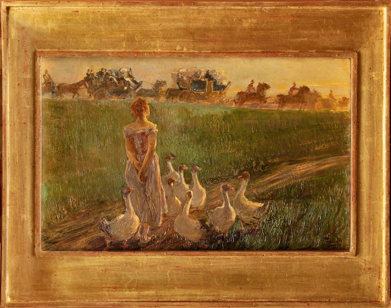 Gänsehirt von Gaetano Previati