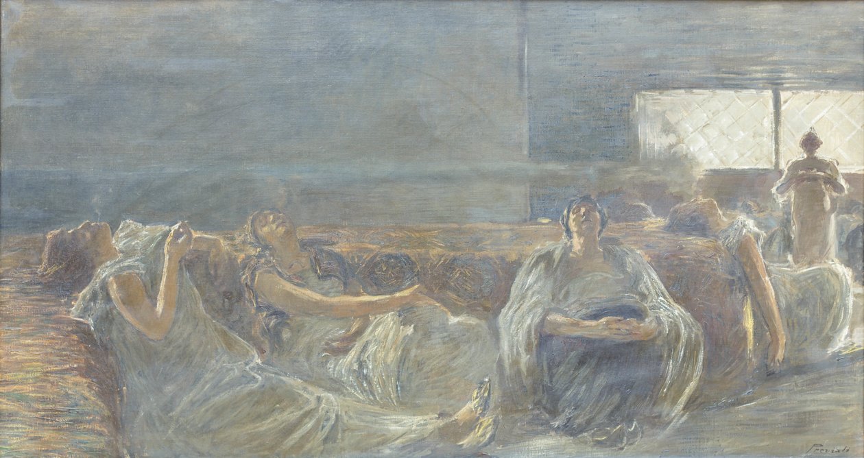 Haschisch: die Opiumraucher von Gaetano Previati