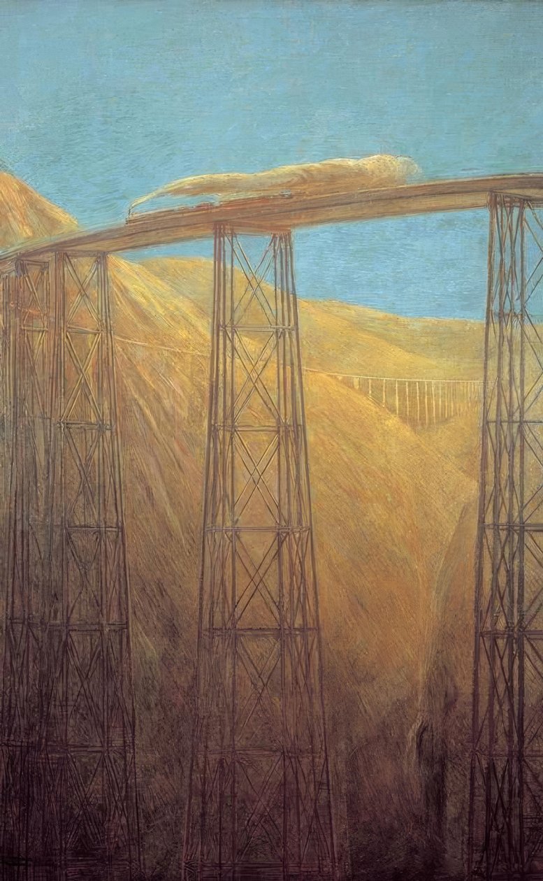 La ferrovia del Pacifico von Gaetano Previati