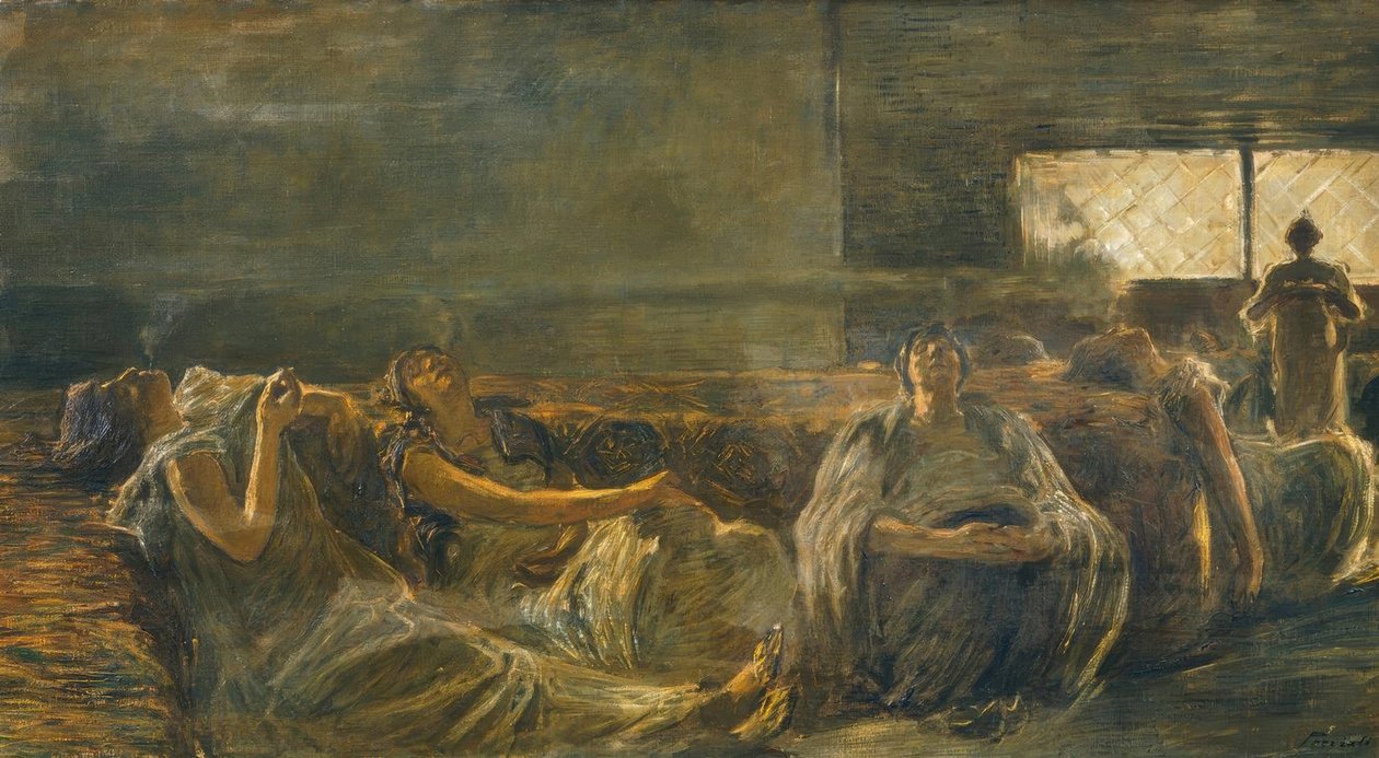 Die Opiumraucher von Gaetano Previati
