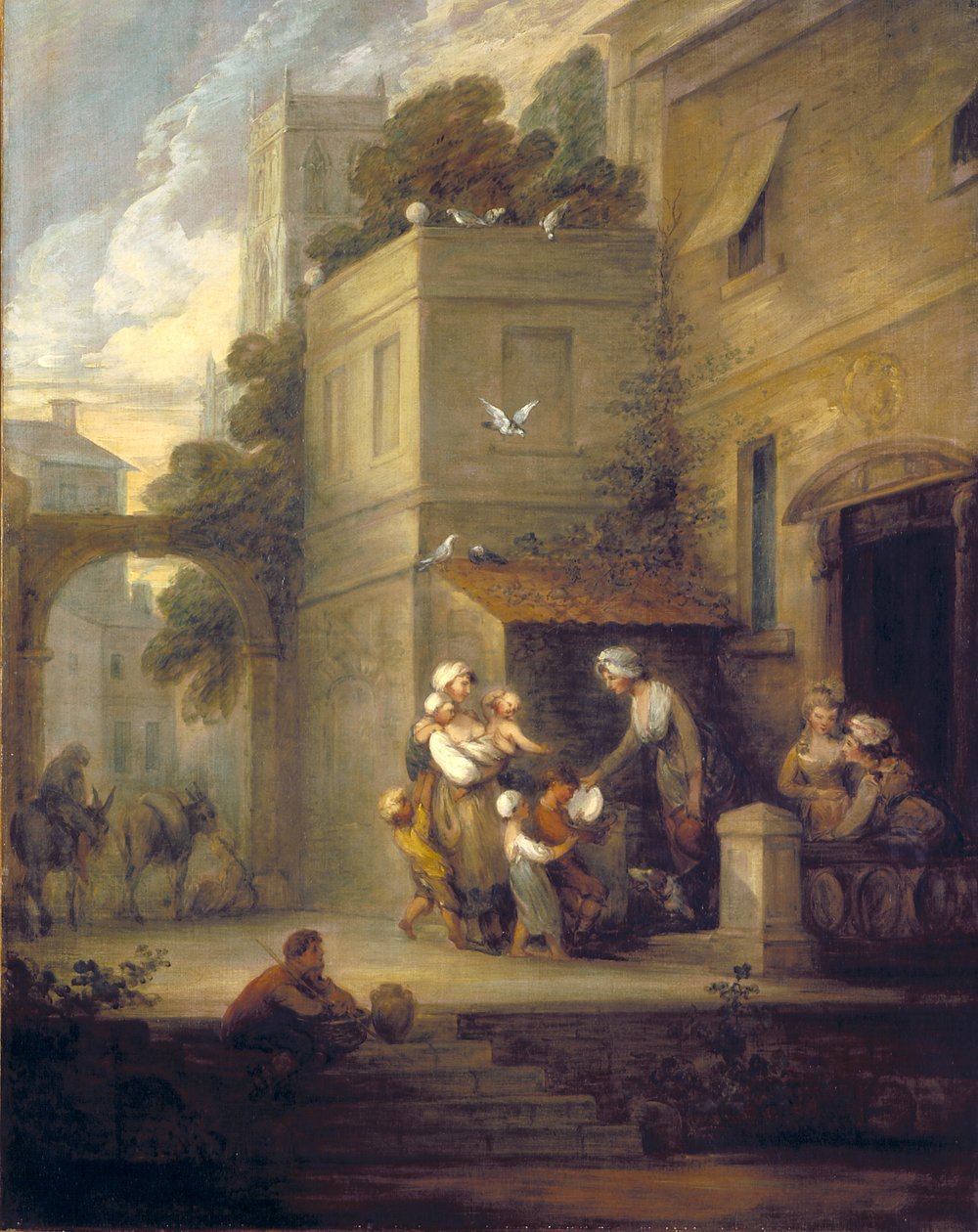 Wohltätigkeit lindert Not von Gainsborough Dupont