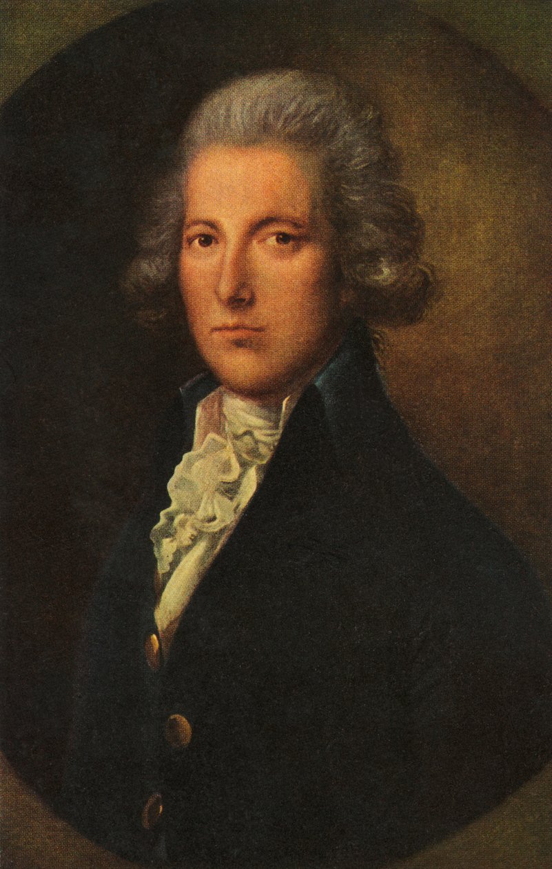William Pitt - Porträt von Gainsborough Dupont