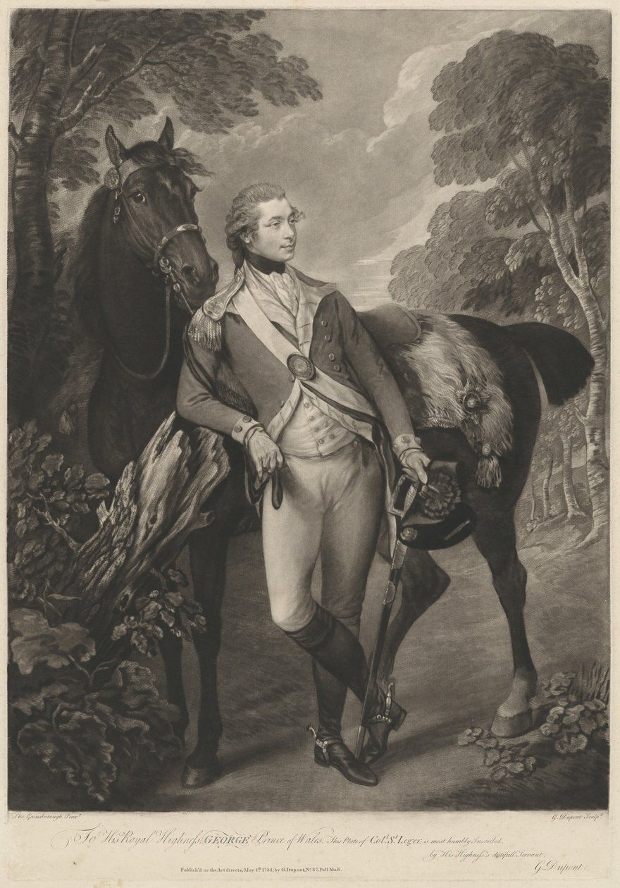 Oberst St. Leger von Gainsborough Dupont after Thomas Gainsborough