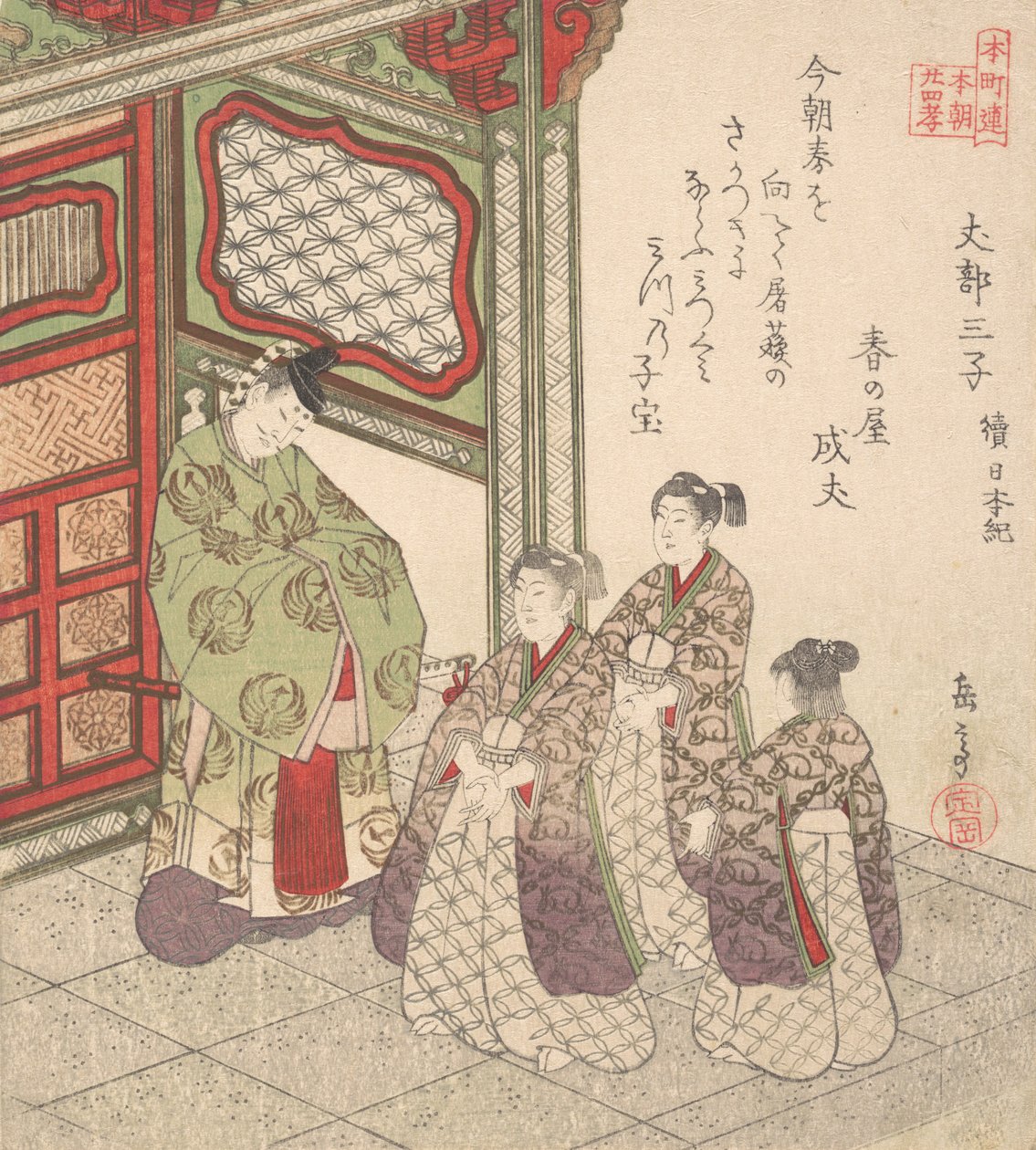 Druck, ca. 1830 von Gakutei