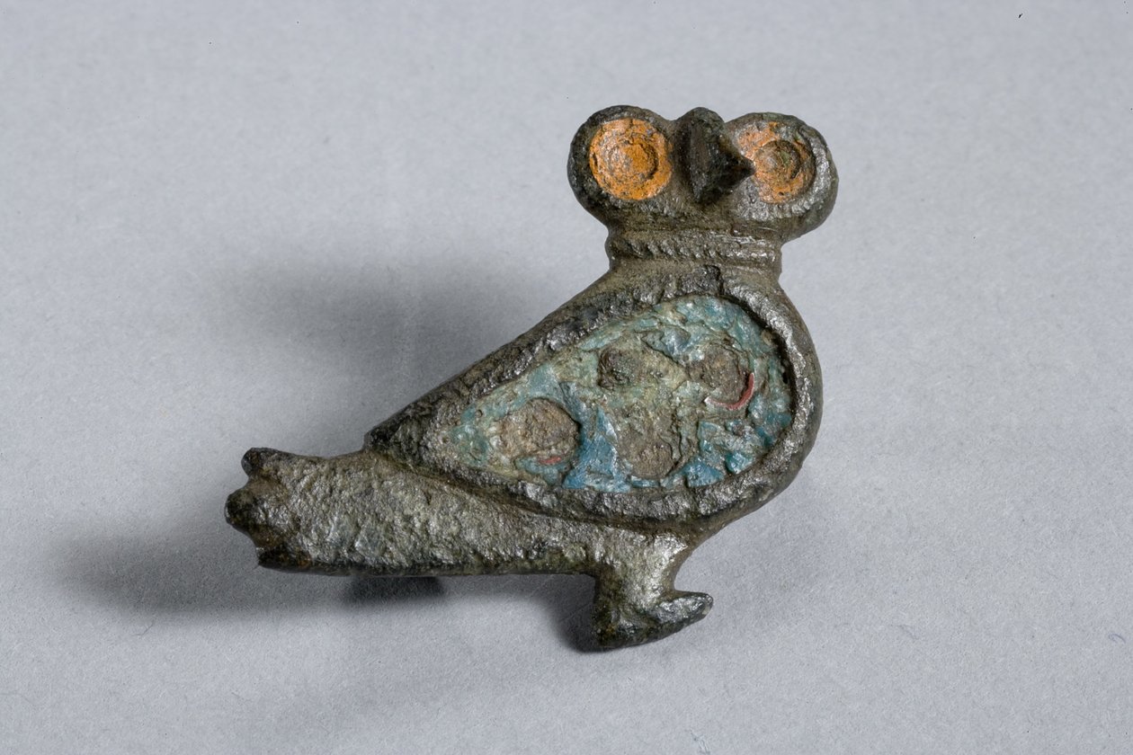 Fibula einer Eule, 2.-3. Jahrhundert n. Chr. von Gallo Roman