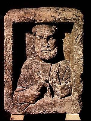 Stele, die einen Küfer darstellt von Gallo Roman