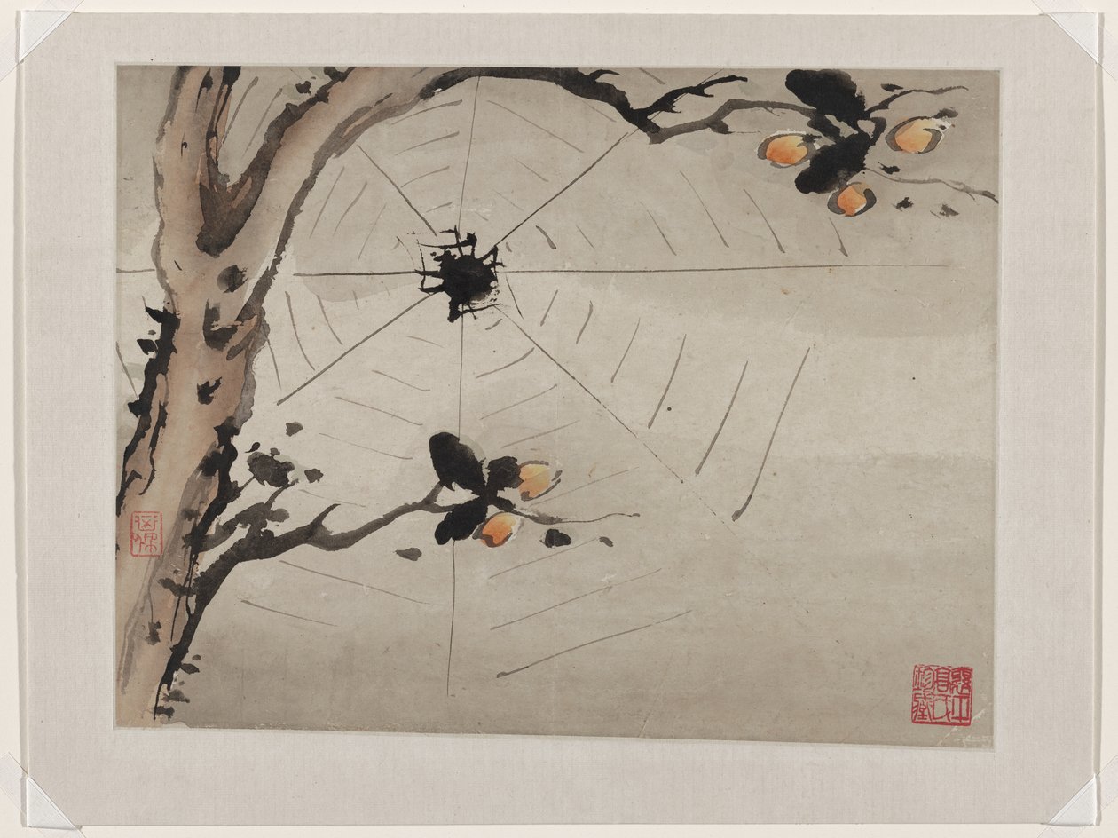 Fingerpainting, aus einem Album von zehn von Gao Qipei