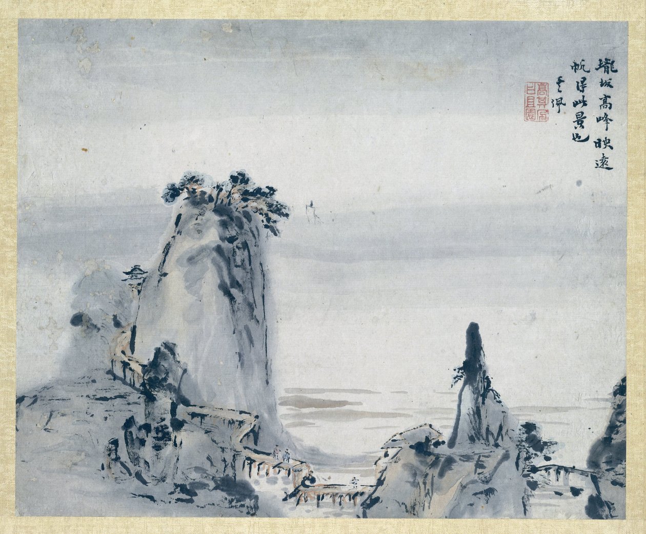 Schildering von Gao Qipei