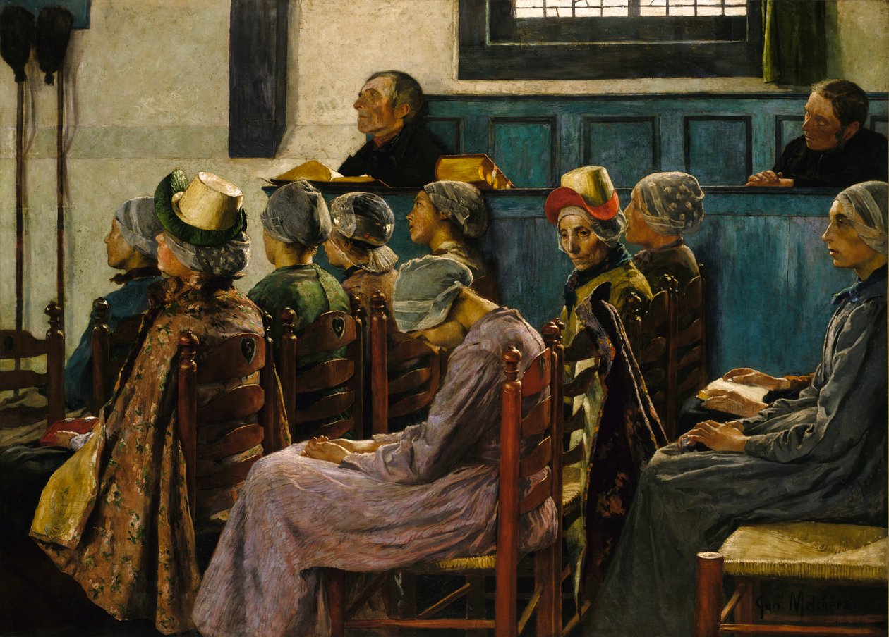 Die Predigt von Gari Melchers