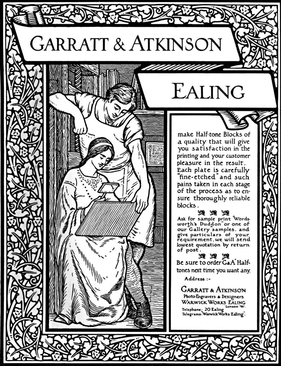Garratt & Atkinson Anzeige, 1907 von Garratt and Atkinson
