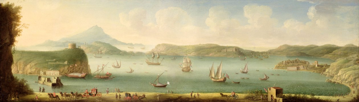Port Mahon, Menorca, 1730er Jahre von Gaspar Butler