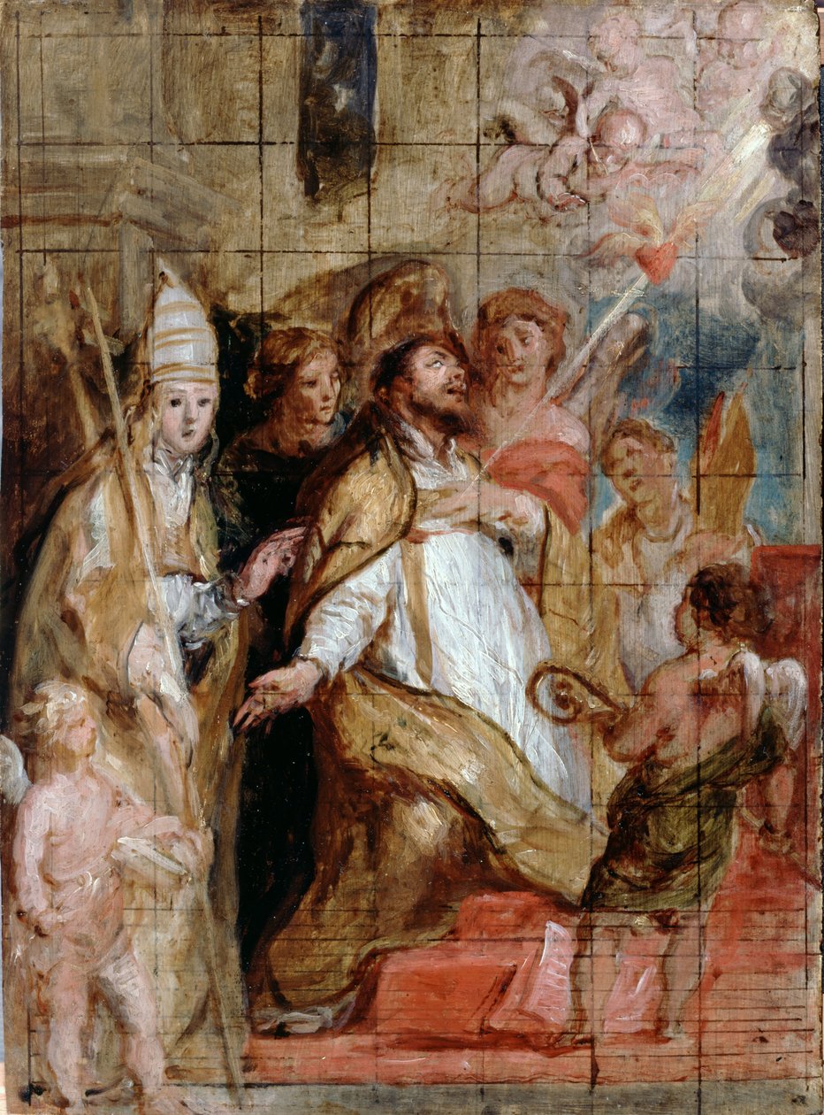 Der heilige Augustinus in Ekstase von Gaspar De Crayer