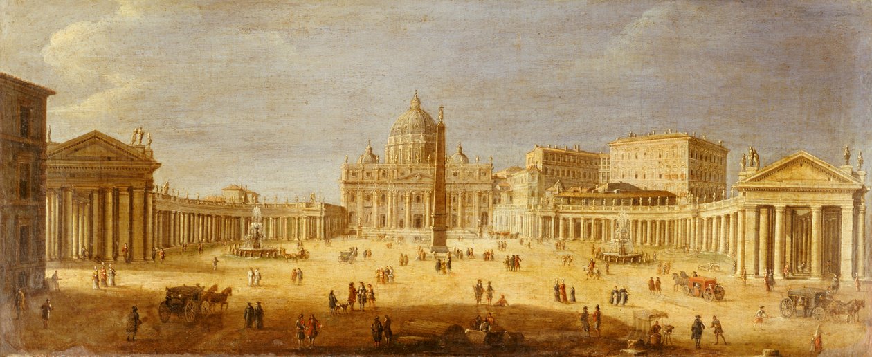 Piazza S. Pietro, Rom von Gaspar van Wittel
