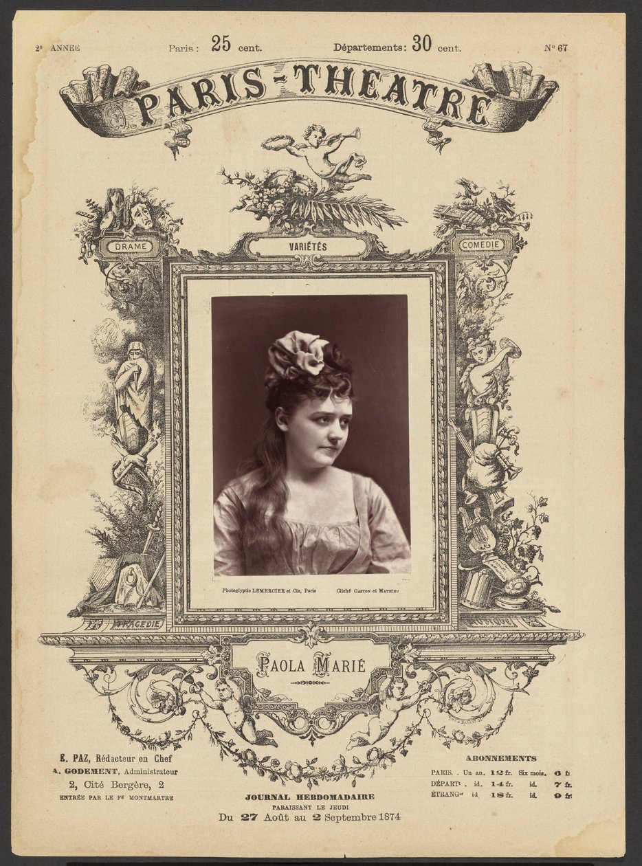 Pariser Theater: Paola Marie von Gaston and Mathieu and Cie.