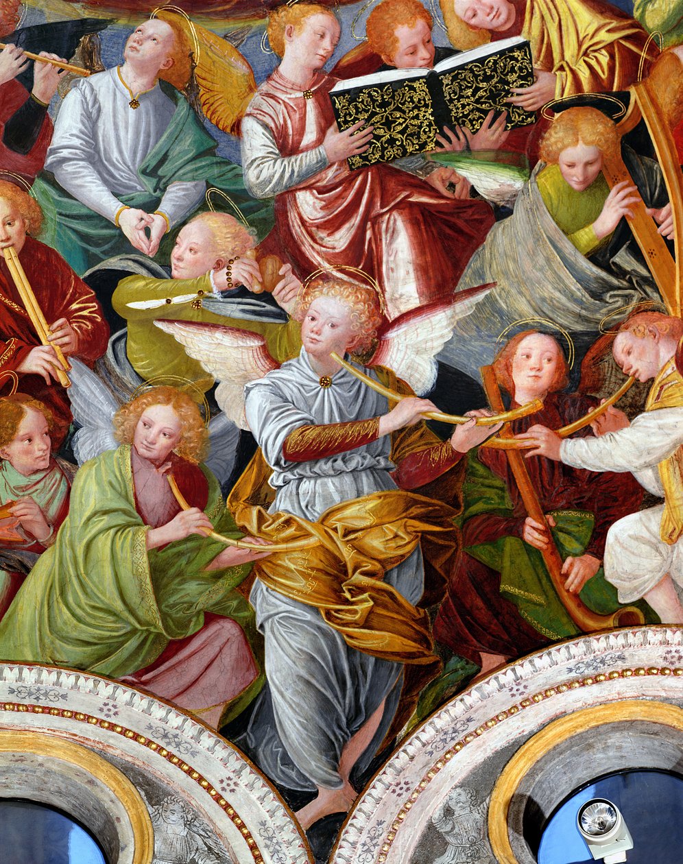 Das Konzert der Engel, 1534-36 (Detail) von Gaudenzio Ferrari