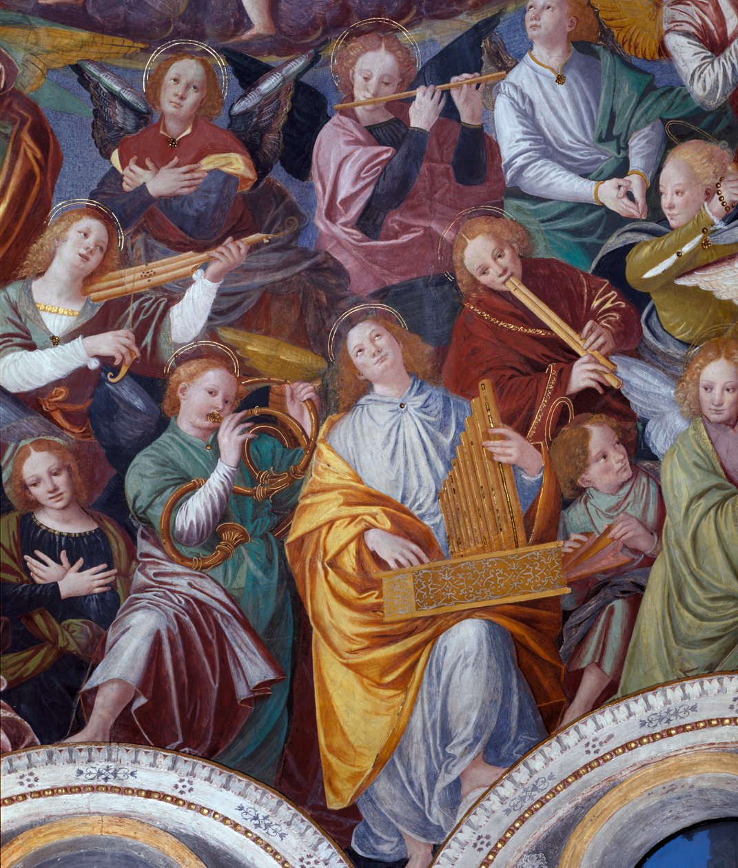 Das Konzert der Engel, 1534-36 (Detail) von Gaudenzio Ferrari