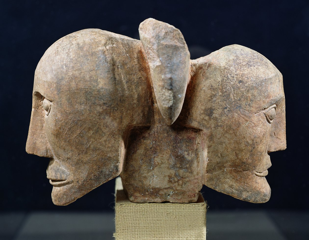 Doppelköpfige Büste des Hermes, aus Roquepertuse von Gaulish