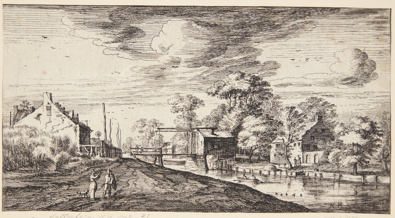 Brücke bei Maarssen von Geertruyt Roghman
