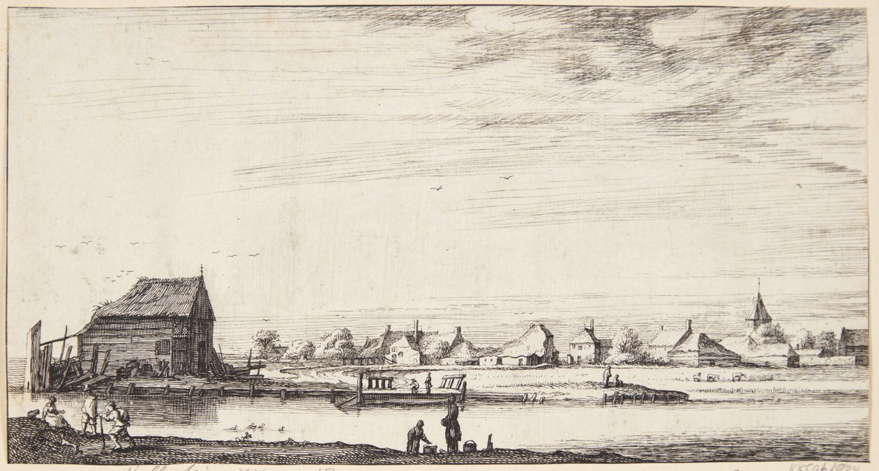Blick auf Sloterdijk von Geertruyt Roghman