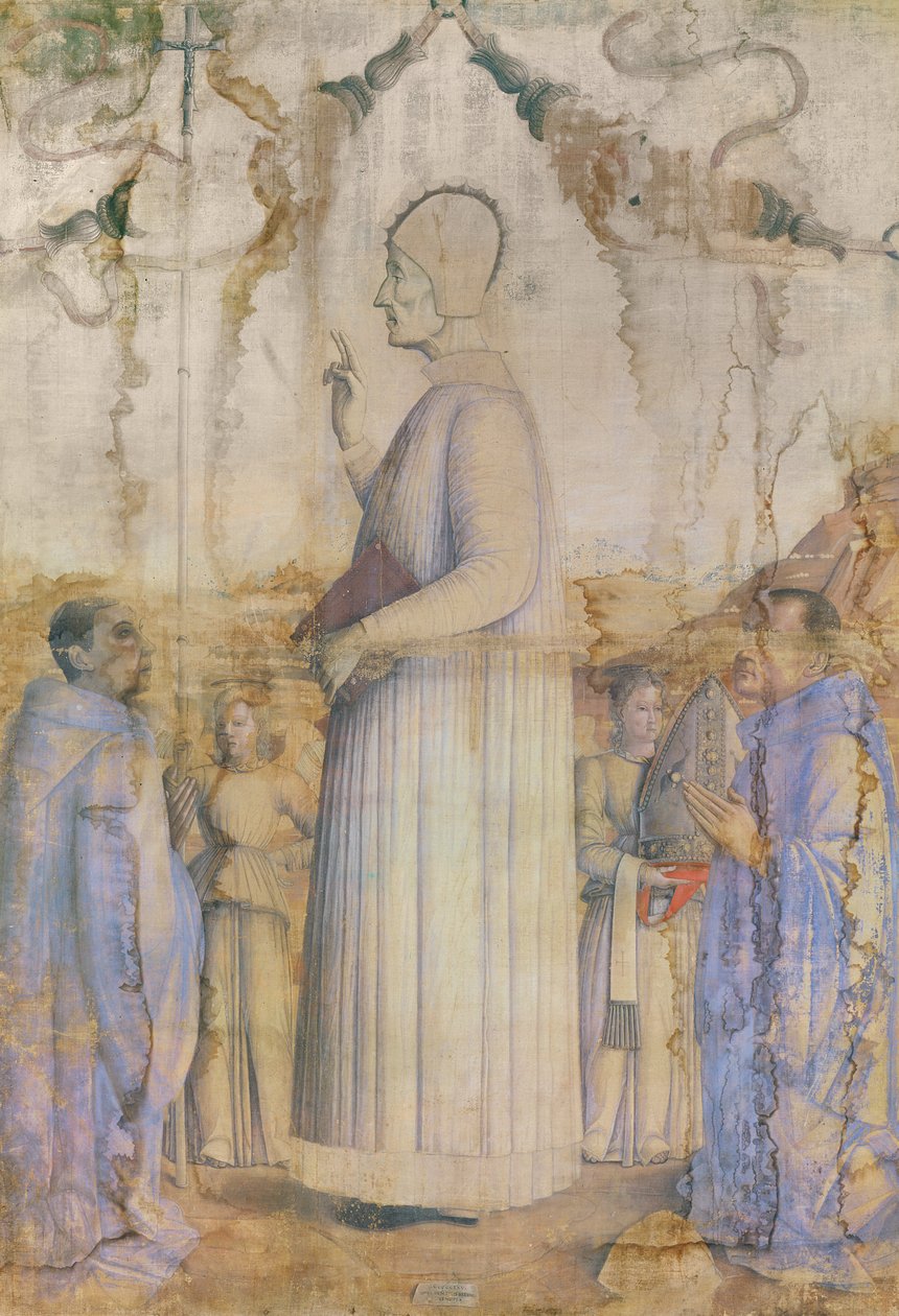 Heiliger Laurentius Giustiniani (1381-1455) (1465) von Gentile Bellini