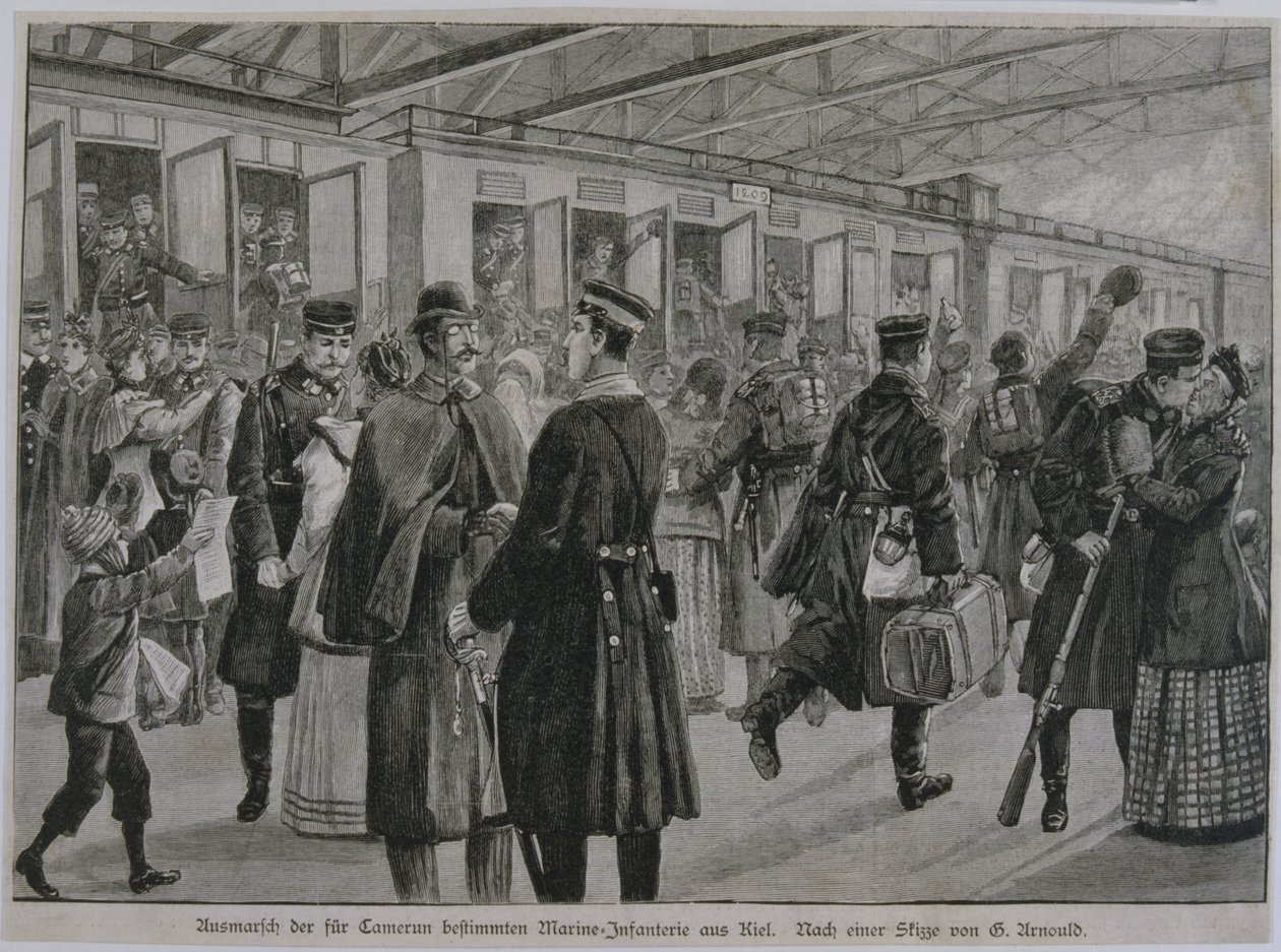 Die Entsendung der königlichen Marines von Kiel nach Kamerun von Georg Arnould