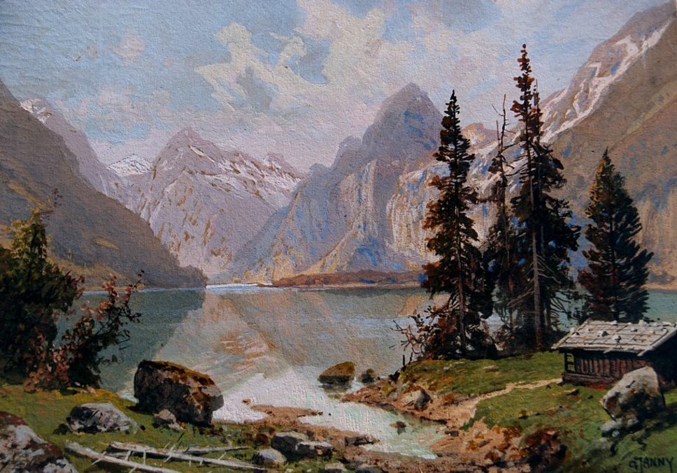 Königssee vom Kessel von Georg Janny