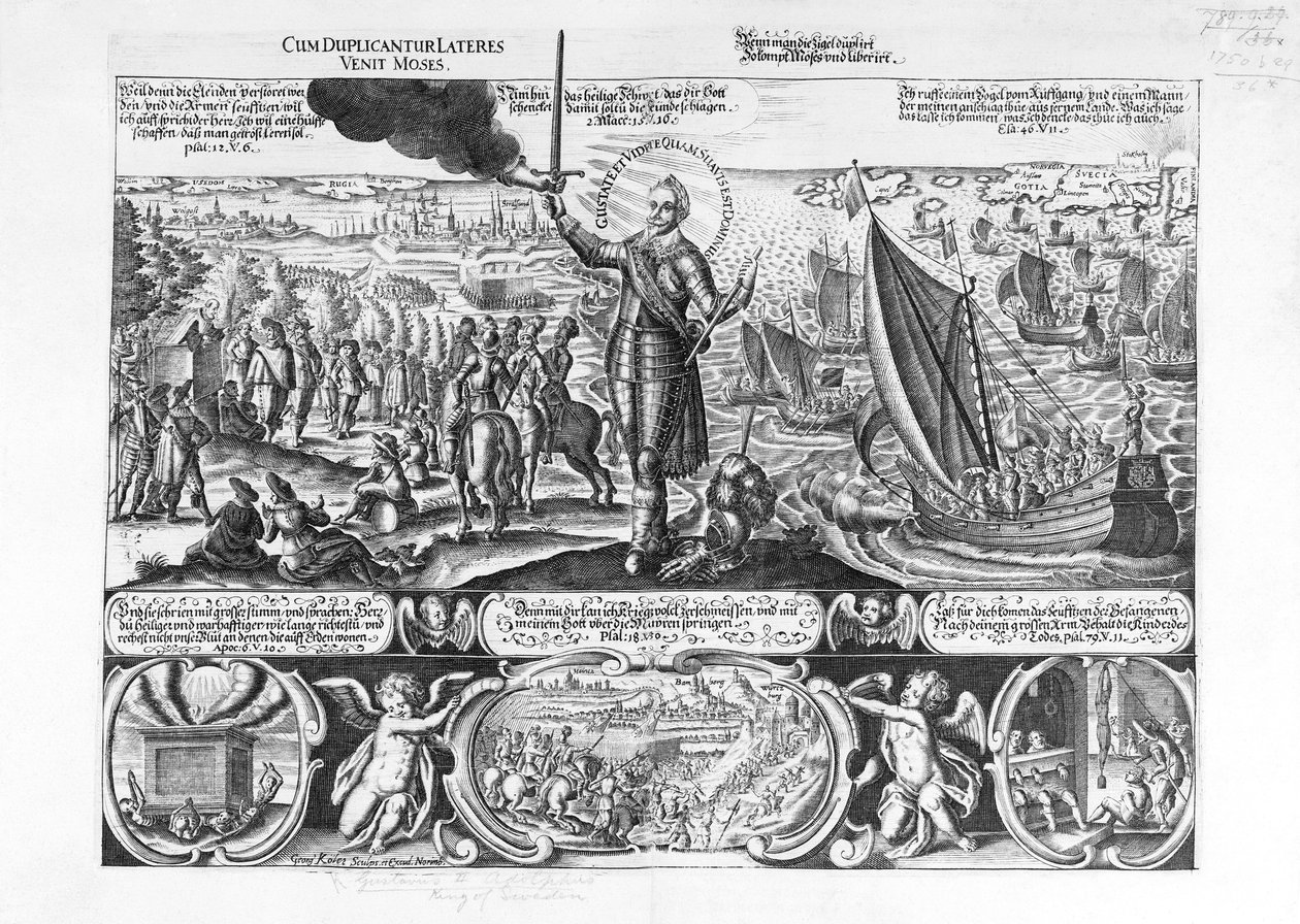 Gustav II. Adolf landet 1630 in Stralsund von Georg Koler
