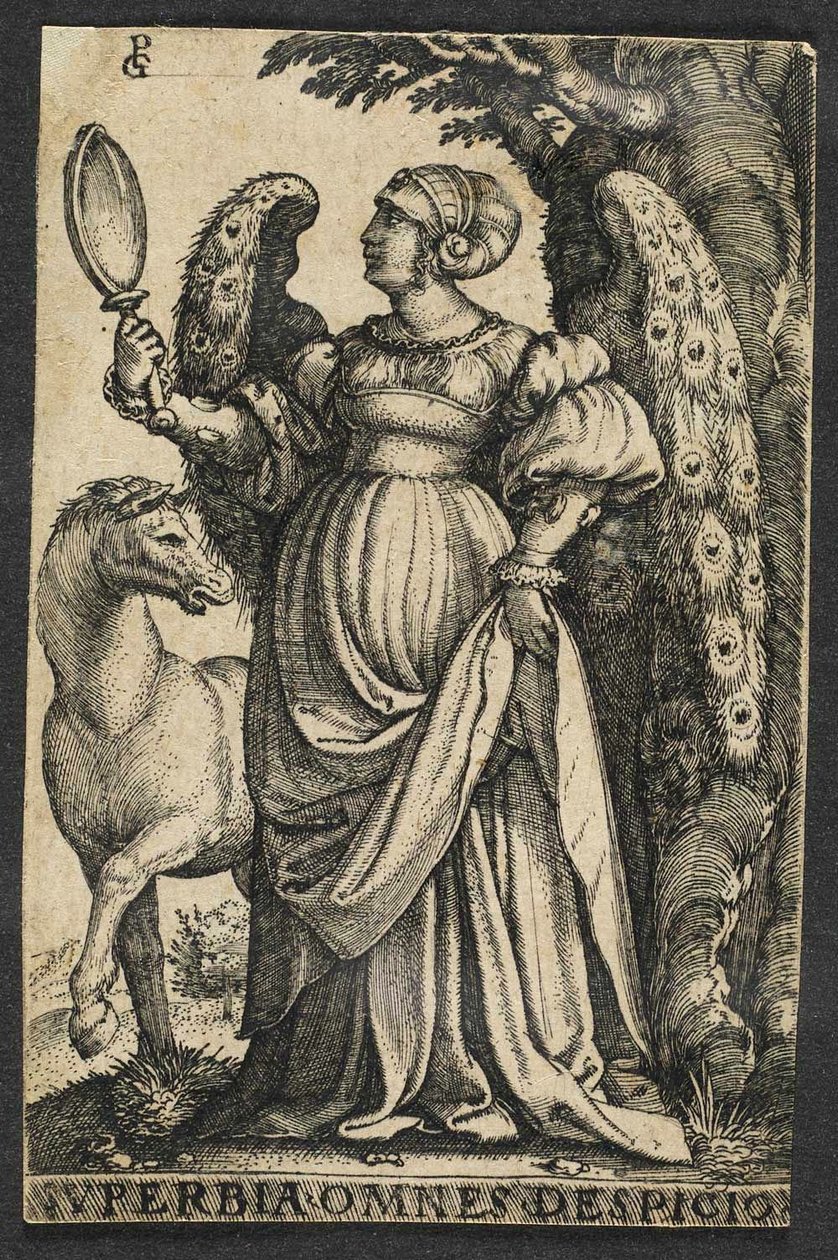 Stolz [aus der Serie Die sieben Todsünden] von Georg Pencz