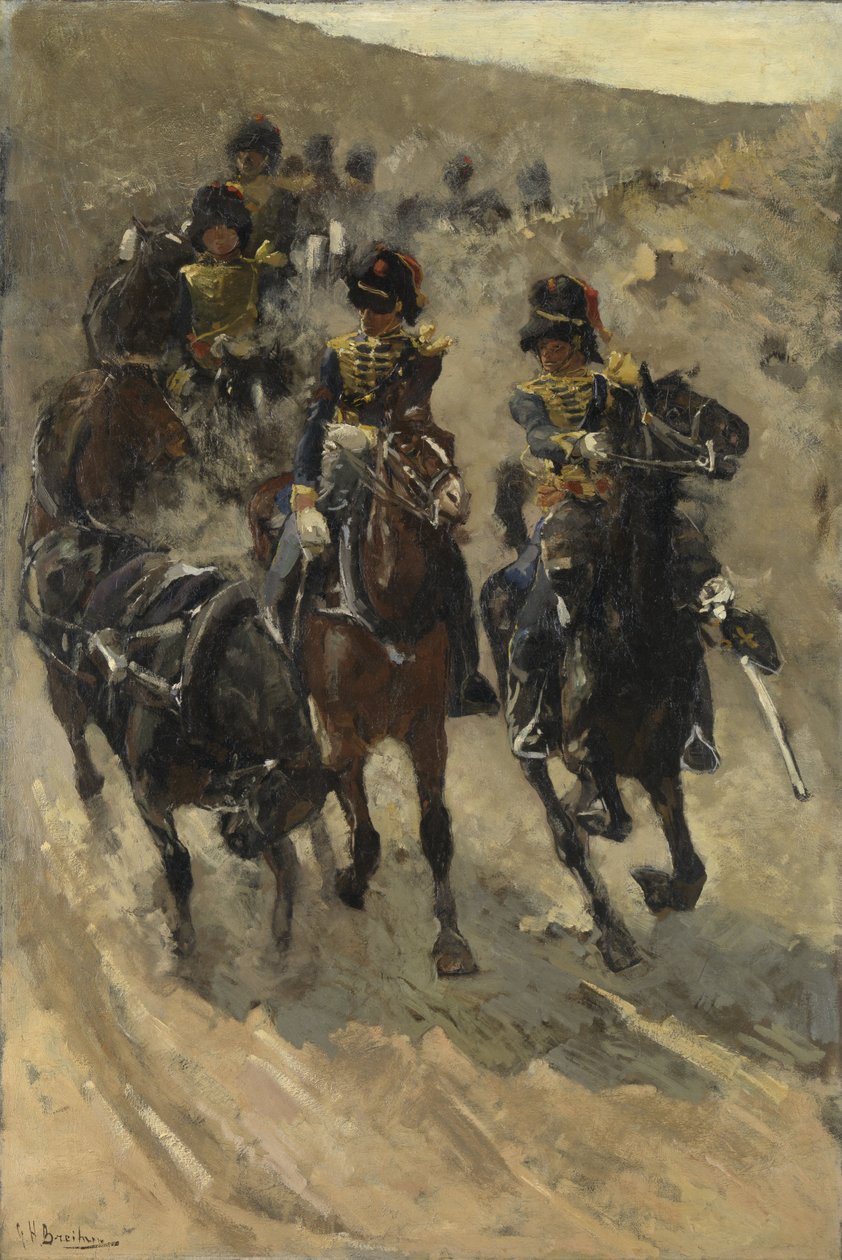 Die Gelben Reiter, 1885-86 von George Hendrik Breitner