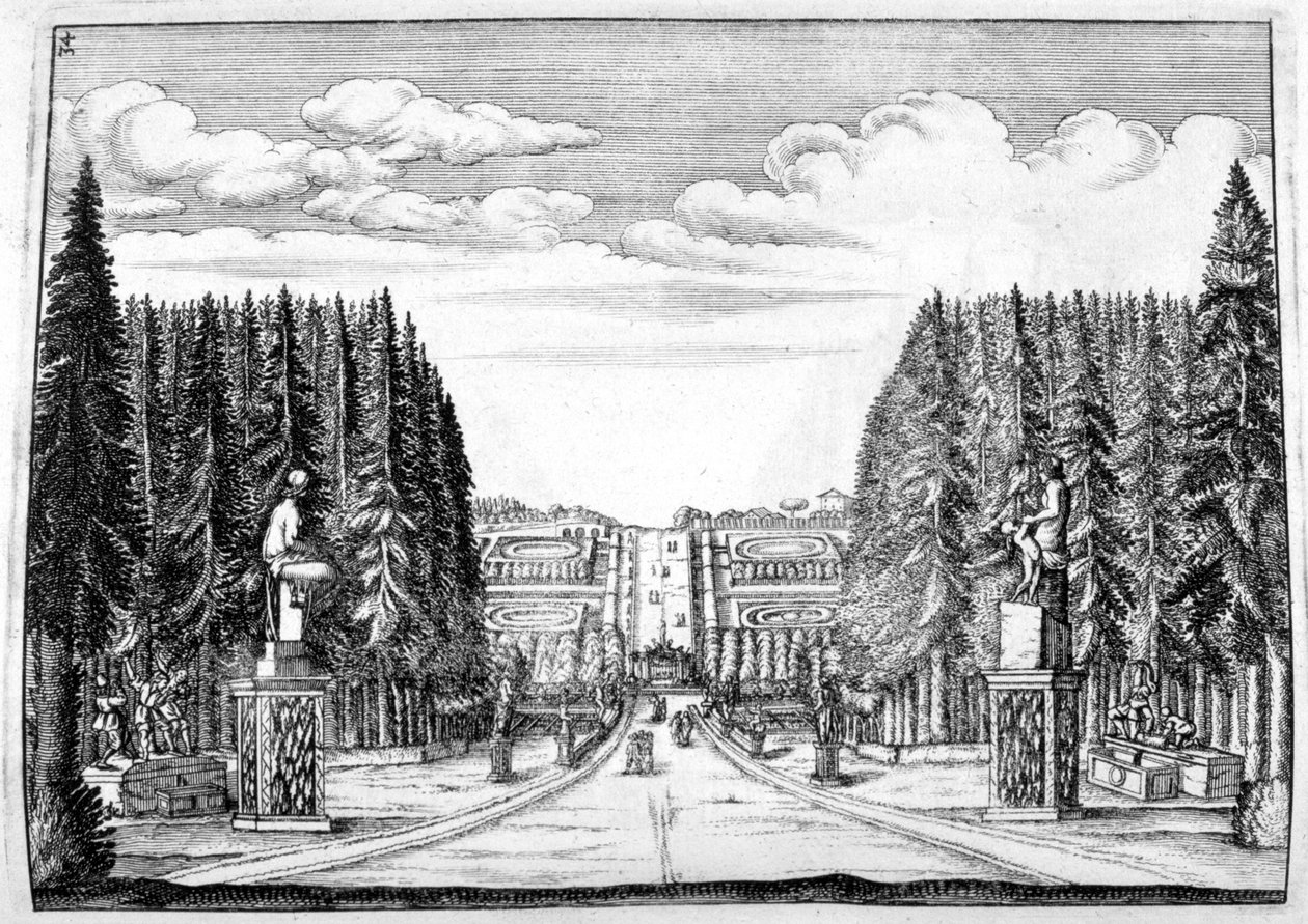 Schloss- und Gartendesign, 1664 von Georg Andreas Bockler