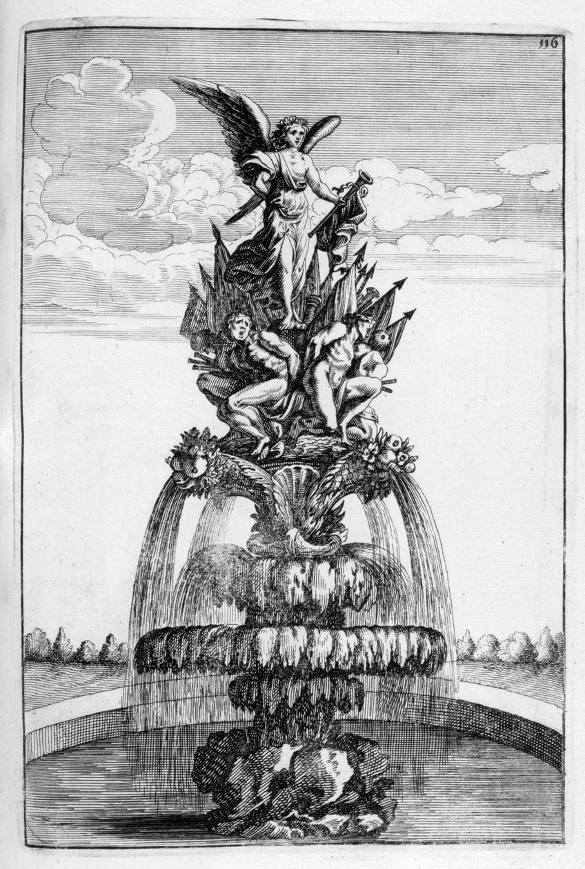 Brunnenentwurf, 1664 von Georg Andreas Bockler