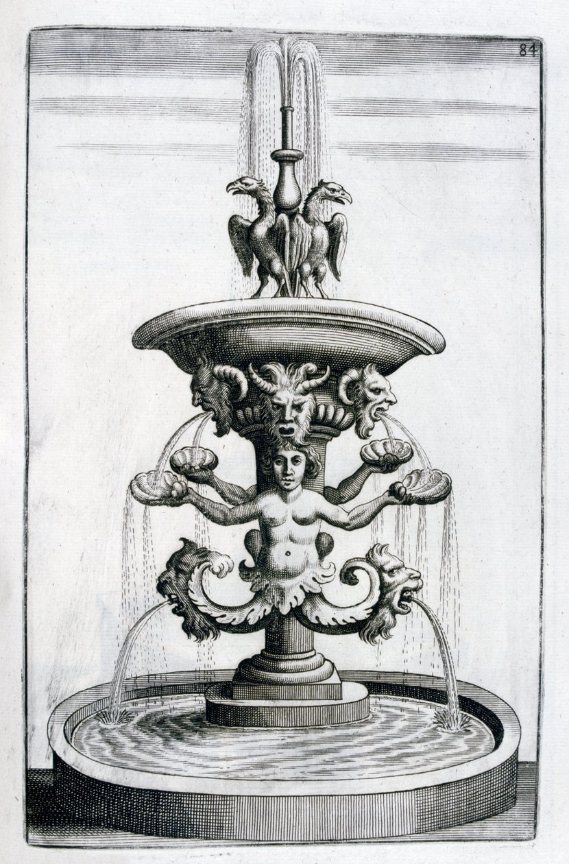 Brunnenentwurf, 1664 von Georg Andreas Bockler