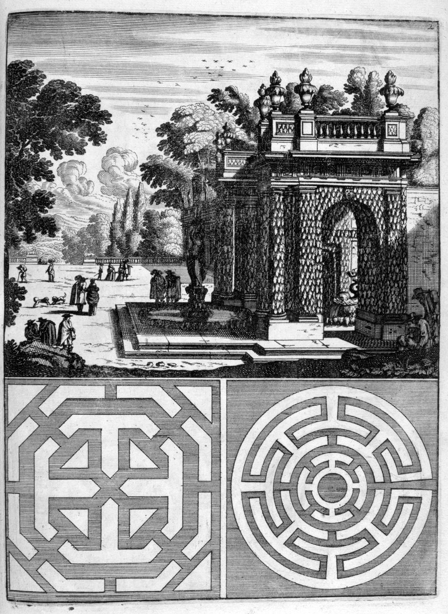 Haus- und Gartendesign, 1664 von Georg Andreas Bockler