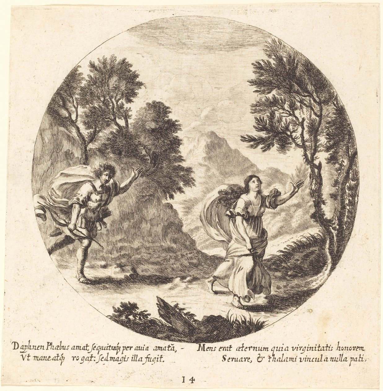 Apollo und Daphne von Georg Andreas Wolfgang the Elder
