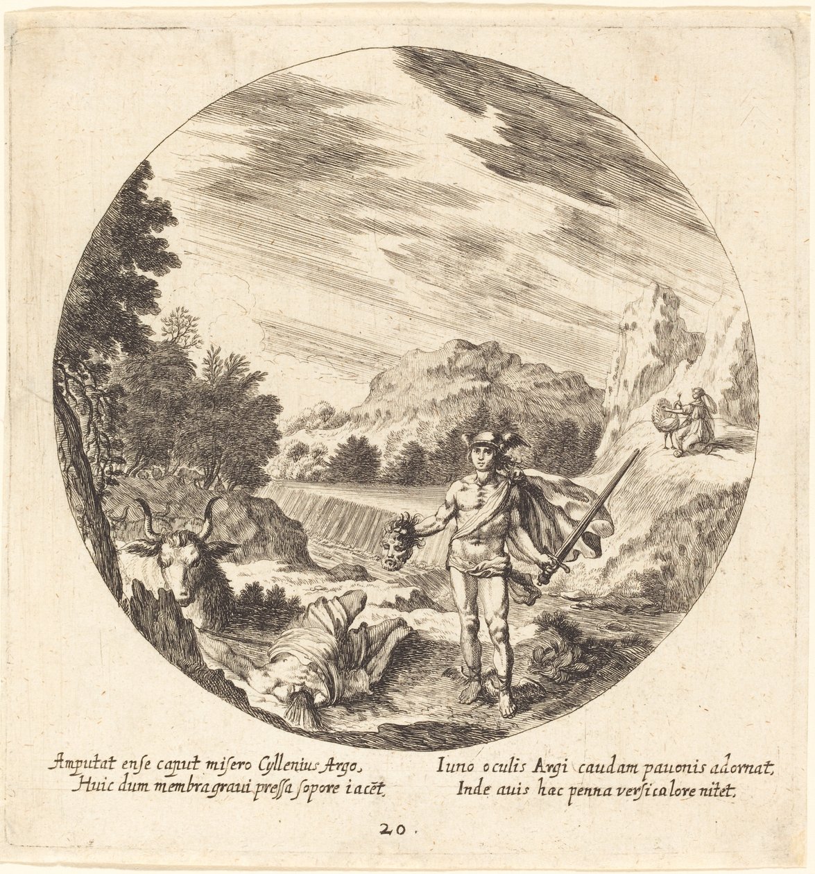 Merkur tötet Argus von Georg Andreas Wolfgang the Elder