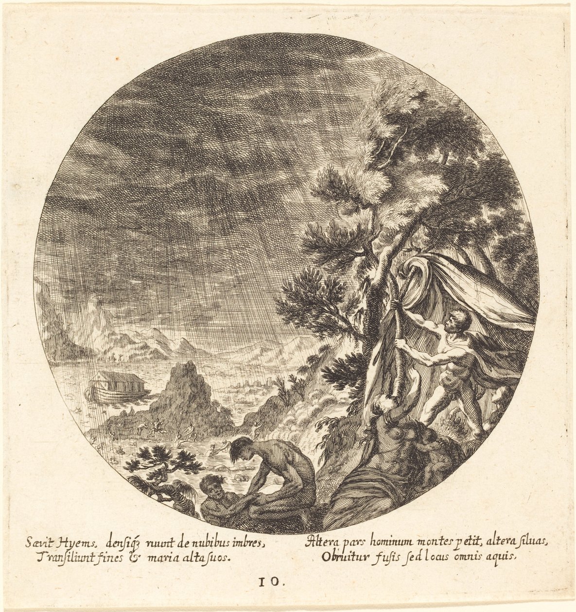 Die Sintflut von Georg Andreas Wolfgang the Elder