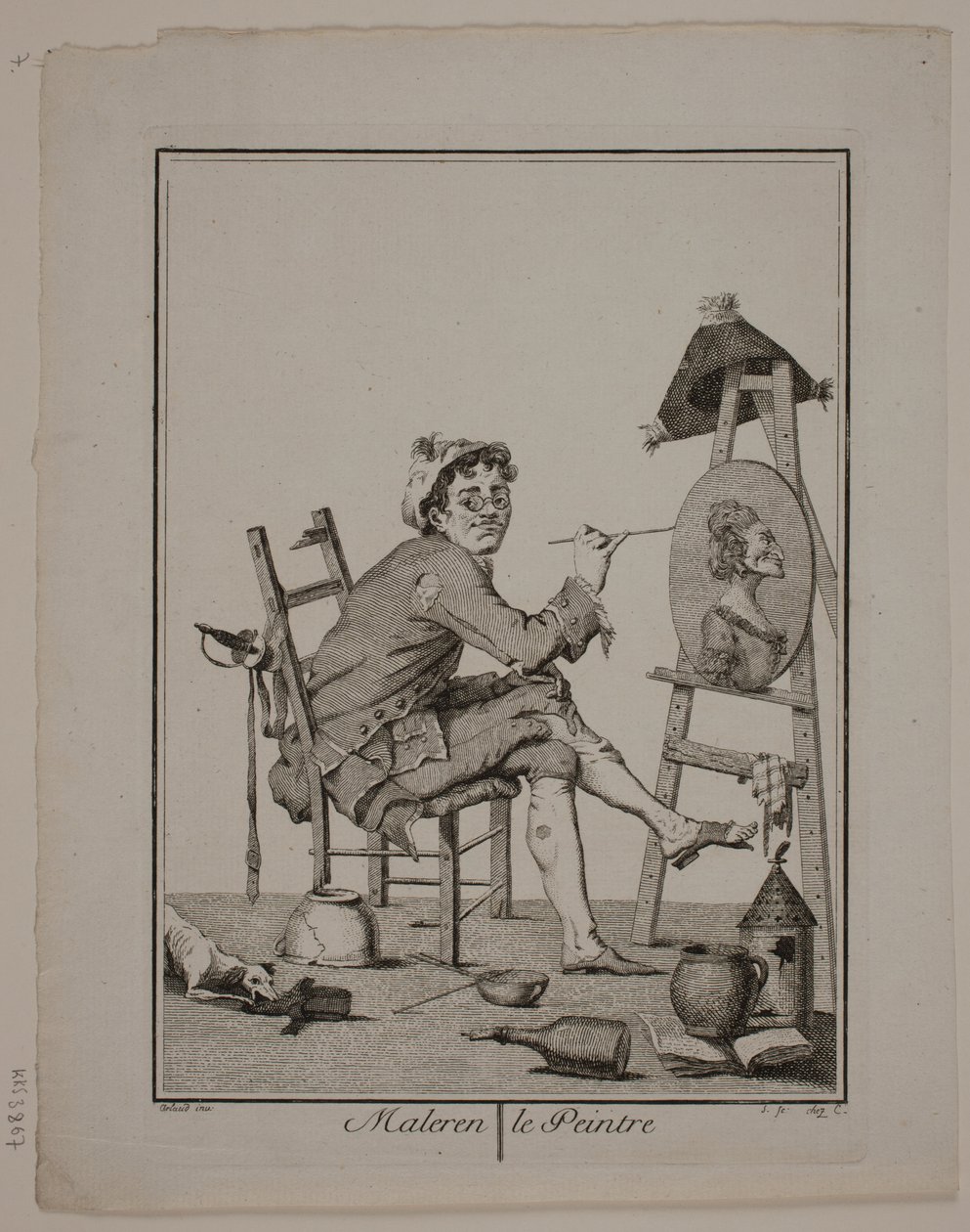 "Der Maler" von Georg Christian Schule