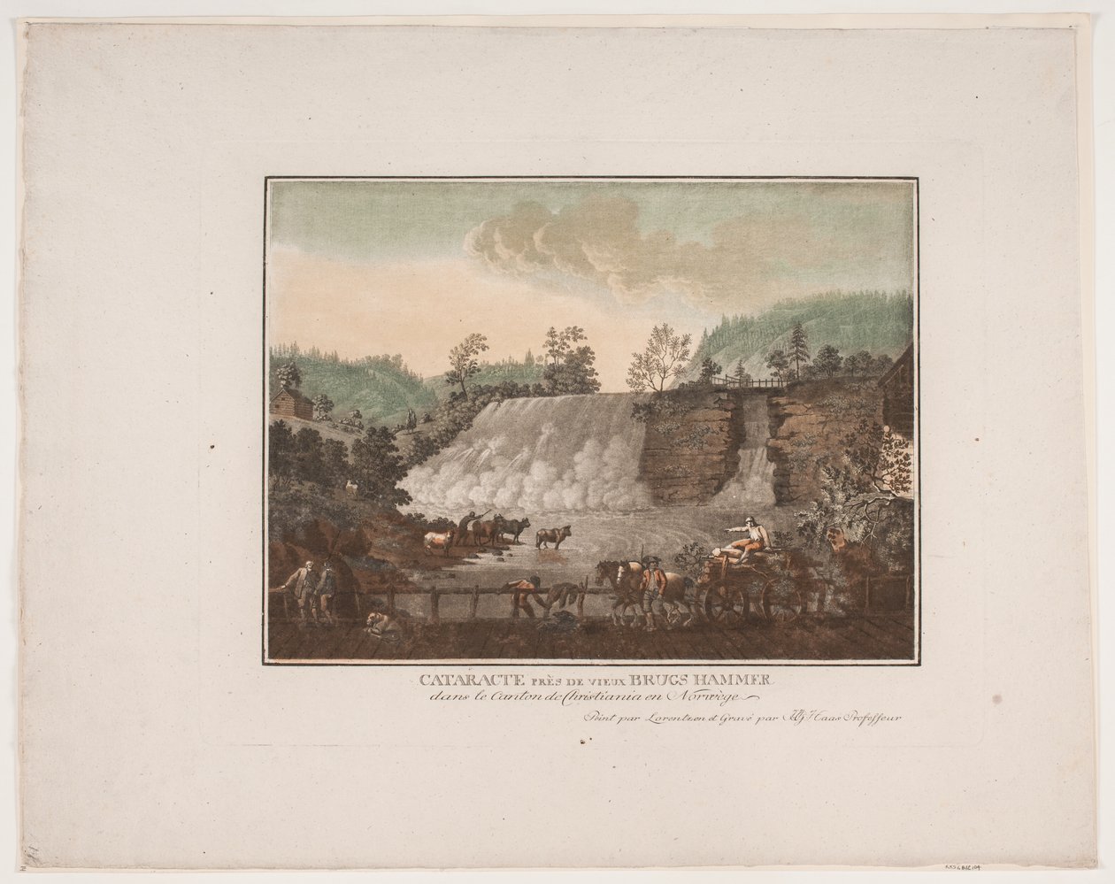 Wasserfall bei alten Brugs Hammer von Georg Haas