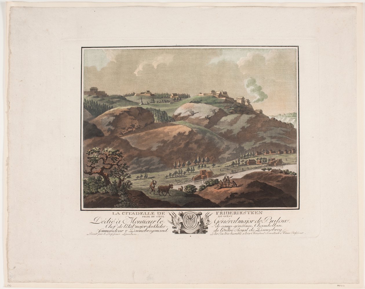 Die Zitadelle von Frideriksteen von Georg Haas