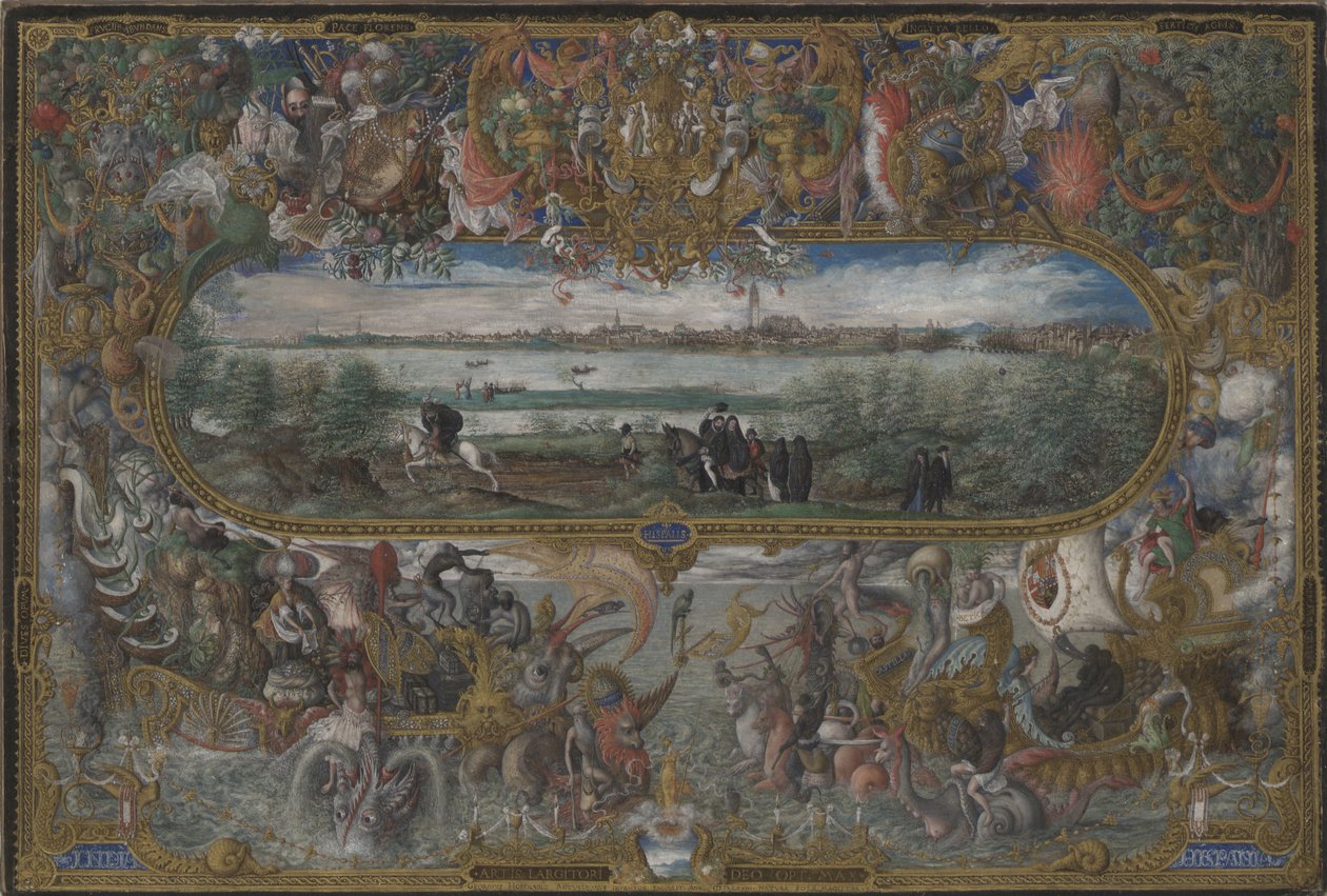 Ansicht von Sevilla, 1573 von Georg Hoefnagel