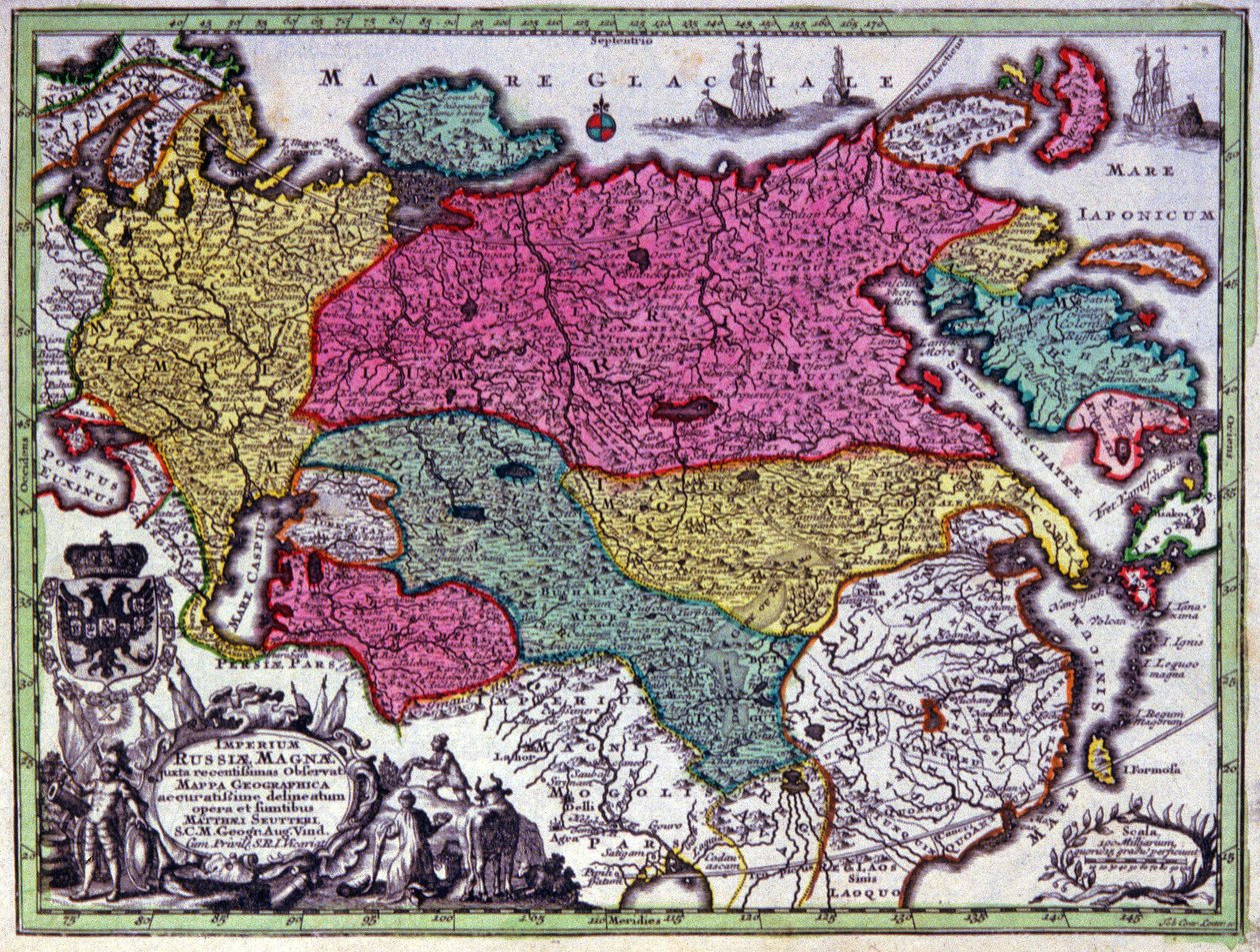 Das Russische Reich von Georg Matthäus Seutter