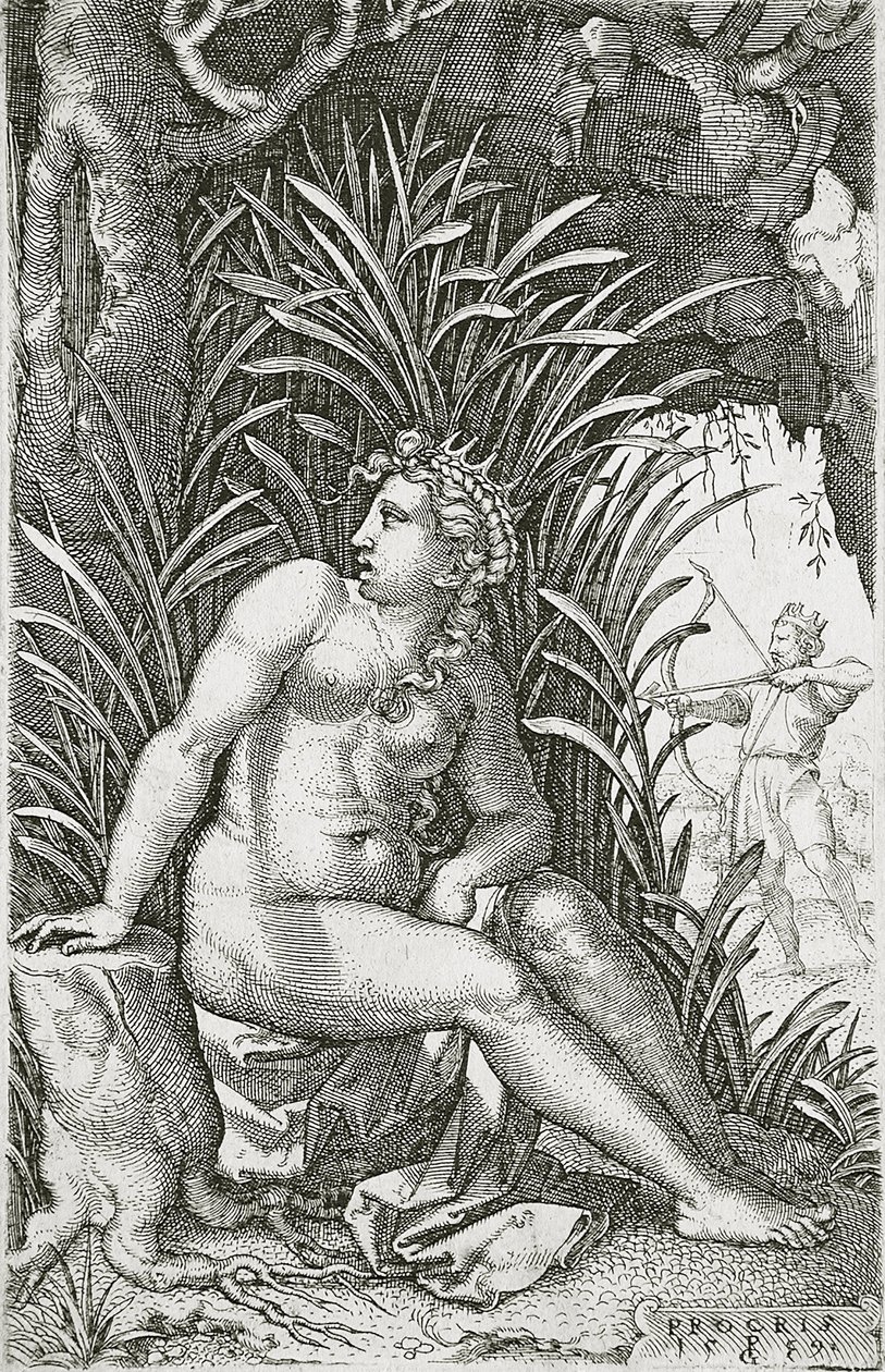 Prokris von Kephalos getötet von Georg Pencz