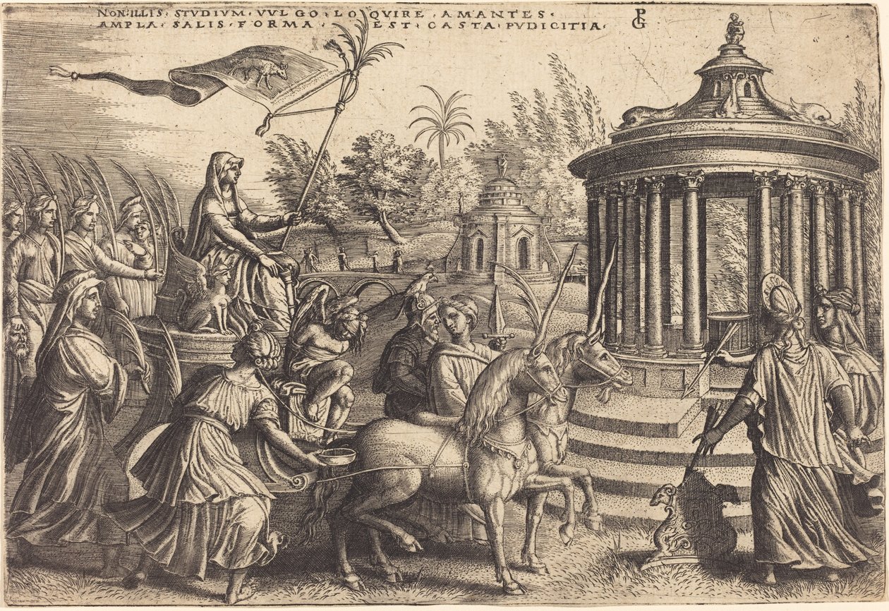 Der Triumph der Keuschheit von Georg Pencz