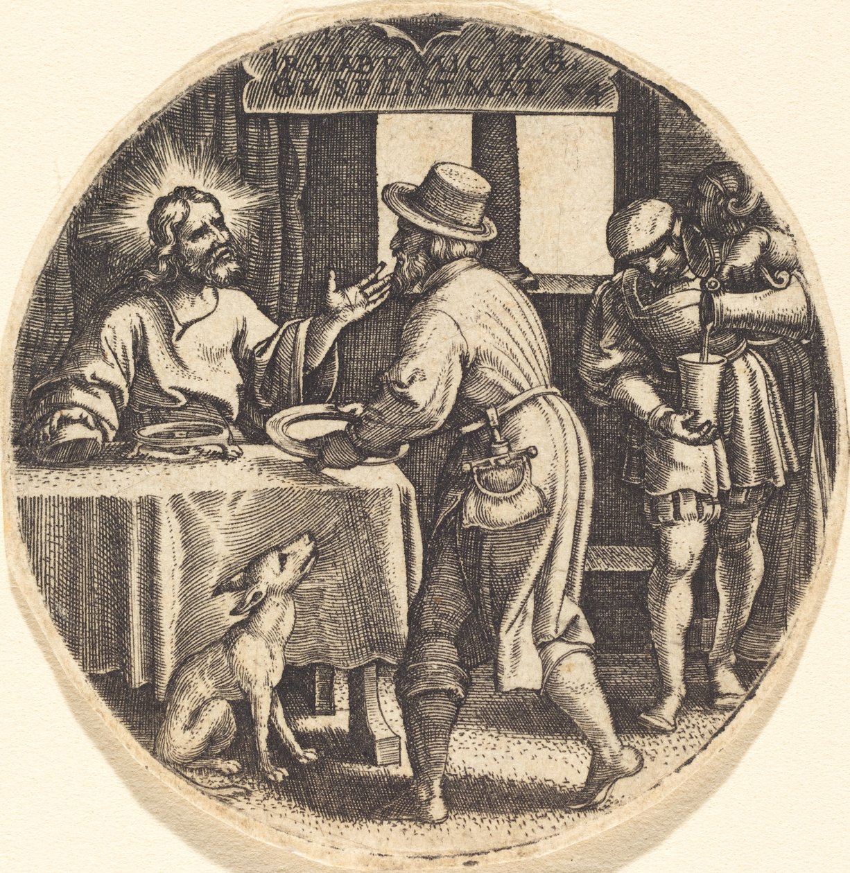 Die Hungrigen füttern von Georg Pencz
