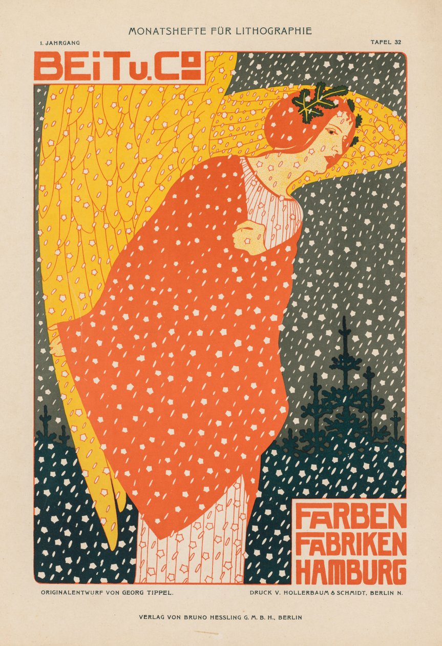 Engel im Schnee von Georg Tippel