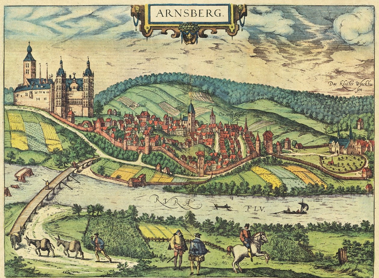 Arnsberg von Georg and Hogenberg Franz (1535 90) Braun